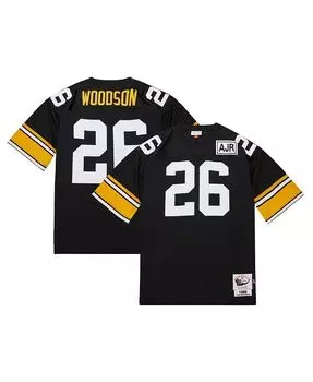 Мужская аутентичная майка Rod Woodson Black Pittsburgh Steelers 1988 года Mitchell & Ness, черный