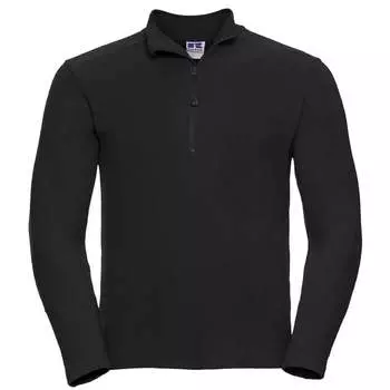 Мужская аутентичная толстовка с молнией в четверть Russell, черный