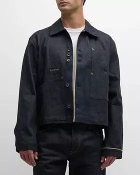 Мужская байкерская куртка с открытой кромкой Raleigh Workshop, цвет Chamber Wash