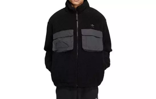 Мужская бархатная куртка Adidas Originals, цвет Black