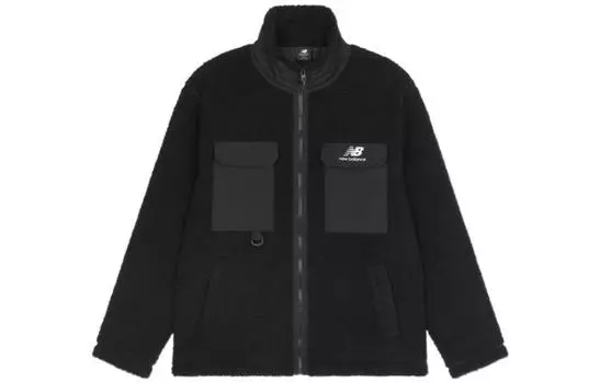 Мужская бархатная куртка New Balance, Черный
