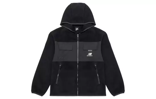 Мужская бархатная куртка New Balance, Черный