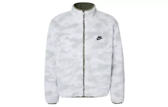 Мужская бархатная куртка Nike, Белый