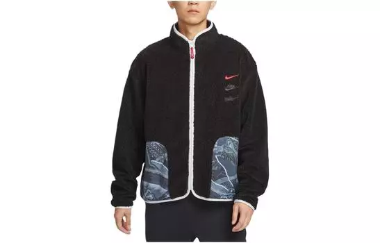 Мужская бархатная куртка Nike, Черный
