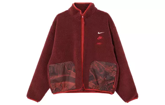 Мужская бархатная куртка Nike, Красный