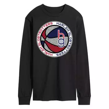 Мужская баскетбольная футболка с длинными рукавами Harlem Globetrotters Global Licensed Character