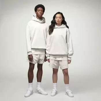 Мужская баскетбольная худи adidas, цвет Cloud White / Cloud White