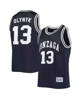 Мужская баскетбольная классическая памятная футболка Kelly Olynyk Gonzaga Bulldogs Alumni Original Retro Brand, синий