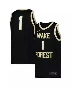 Мужская баскетбольная майка Black Wake Forest Demon Deacons Replica Nike