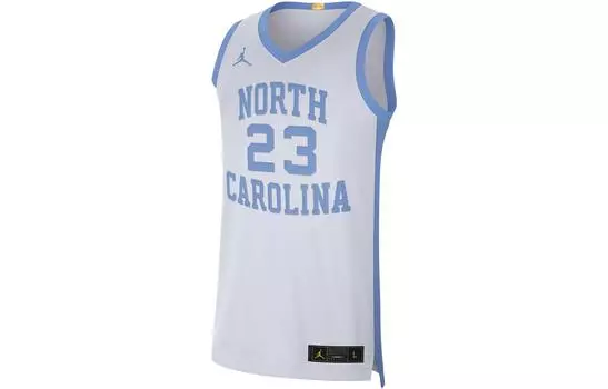 Мужская баскетбольная майка Jordan, цвет White/Blue