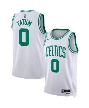 Мужская баскетбольная майка Jordan Jayson Tatum Boston Celtics Swingman Nike, белый