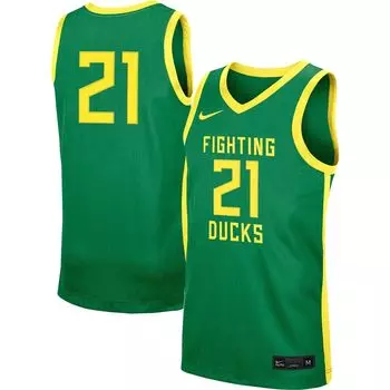 Мужская баскетбольная майка Nike #1 Green Oregon Ducks Replica
