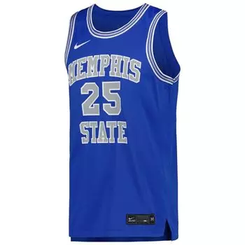 Мужская баскетбольная майка Nike Penny Hardaway Royal Memphis Tigers Retro Performance