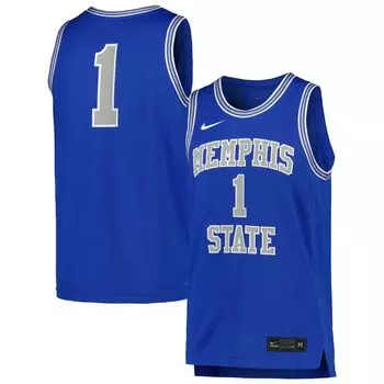Мужская баскетбольная майка Nike Royal Memphis Tigers Replica