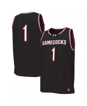 Мужская баскетбольная майка-реплика #1 South Carolina Gamecocks Under Armour, черный