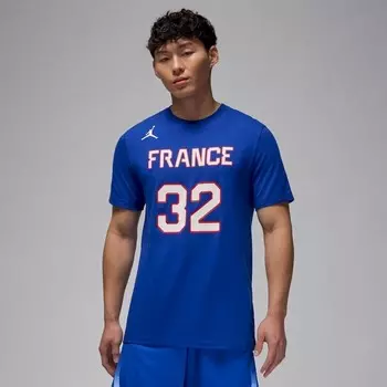 Мужская баскетбольная майка Victor Wembanyama Nike, синий