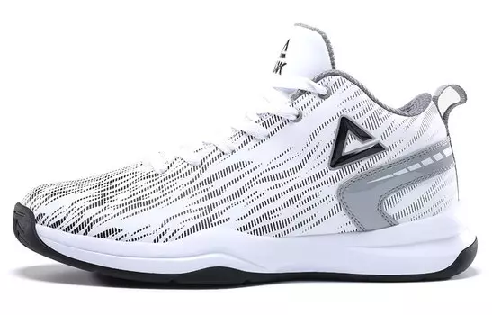 Кроссовки Peak Basketball, белый/светло-серый