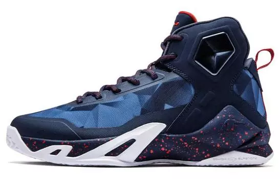 Кроссовки Qiaodan Basketball, черный/синий