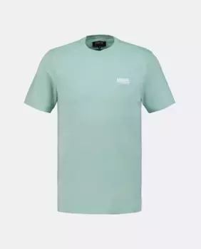 Мужская базовая футболка с коротким рукавом и логотипом на груди Barbour International, зеленый