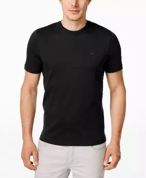Мужская базовая футболка с круглым вырезом Michael Kors, черный