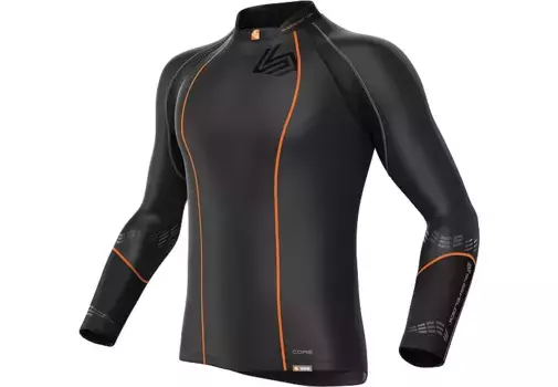 Мужская базовая хоккейная рубашка Shock Doctor Core, черный