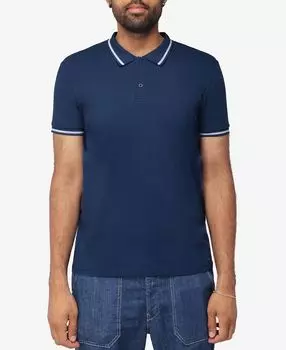 Мужская базовая рубашка поло в рубчик с коротким рукавом X-Ray, мульти