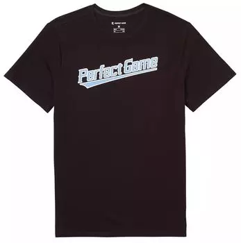 Мужская базовая рубашка с коротким рукавом Perfect Game, черный