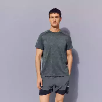 Мужская беговая футболка Boomerang, зеленый