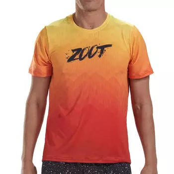 Мужская беговая футболка LTD из джерси с коротким рукавом - Kona Ice ZOOT, красочный/желтый