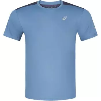 Мужская беговая футболка мужская синяя Asics, синий