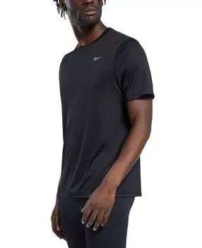 Мужская беговая футболка стандартного кроя Reebok, черный