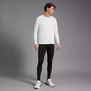 Мужская беговая рубашка с длинными рукавами Boomerang, белый