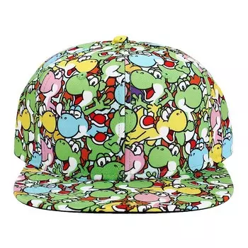 Мужская бейсбольная кепка Super Mario Yoshi Licensed Character, зеленый