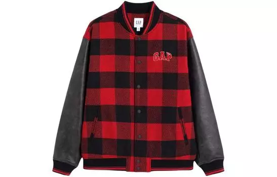 Мужская бейсбольная майка GAP, цвет Red and black squares