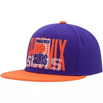 Мужская бейсболка Mitchell & Ness Purple Phoenix Suns SOUL Cross Check Snapback