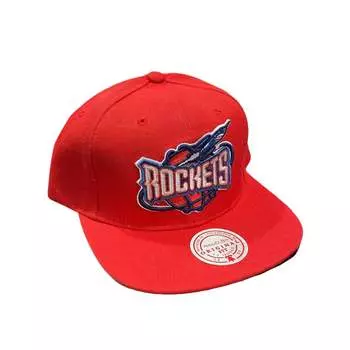 Мужская бейсболка Nba Hwc Houston Rockets Core Basic Snapback красного цвета Mitchell & Ness