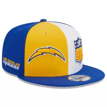 Мужская бейсболка New Era Gold/Royal Los Angeles Chargers 2023 Sideline 9FIFTY Snapback