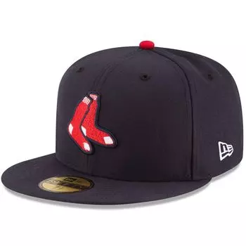 Мужская бейсболка New Era Navy Boston Red Sox Alternate Authentic Collection On-Field 59FIFTY.