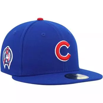 Мужская бейсболка New Era Royal Chicago Cubs с мемориальной нашивкой в память о 9/11 59FIFTY