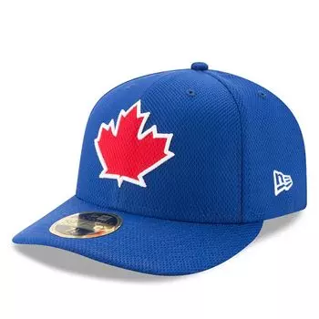 Мужская бейсболка New Era Royal Toronto Blue Jays Alternate Authentic Collection для поля, низкопрофильная 59FIFTY, приталенная шляпа