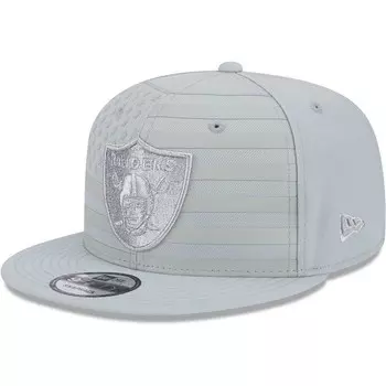 Мужская бейсболка New Era Silver Las Vegas Raiders Independent 9FIFTY Snapback, цвет Lvr Silver