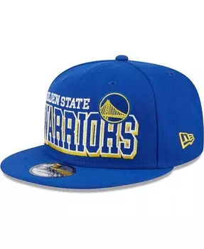 Мужская бейсболка Royal Golden State Warriors Gameday 59FIFTY Snapback New Era, синий