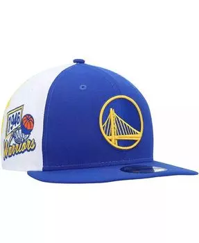 Мужская бейсболка Royal Golden State Warriors Pop Panels 9FIFTY Snapback New Era, синий