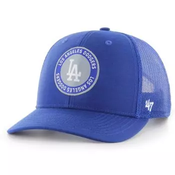 Мужская бейсболка Royal Los Angeles Dodgers '47 представляет регулируемую кепку Trucker