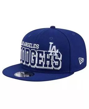 Мужская бейсболка Royal Los Angeles Dodgers Game Day Bold 9FIFTY Snapback New Era, синий