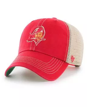 Мужская бейсболка Tampa Bay Buccaneers Legacy Trawler Trucker Clean Up Snapback '47 Brand