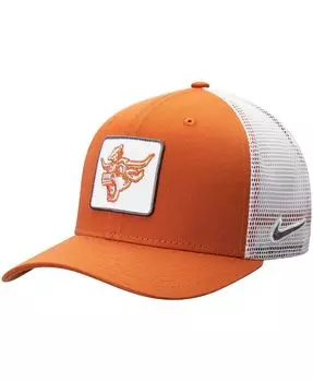 Мужская бейсболка Texas Longhorns Classic 99 с альтернативным логотипом Texas Orange, регулируемая бейсболка Snapback Nike