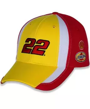 Мужская бейсболка желто-красного цвета Joey Logano Restart Team Penske