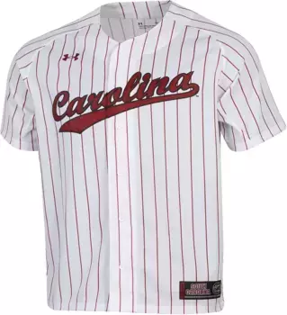 Мужская белая бейсбольная майка Under Armour South Carolina Gamecocks