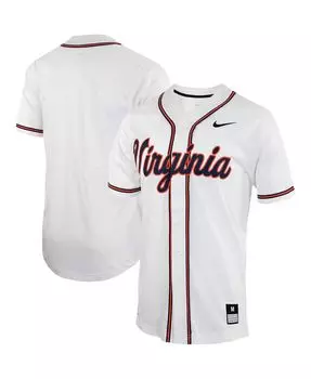 Мужская белая бейсбольная майка virginia cavaliers replica Nike, белый